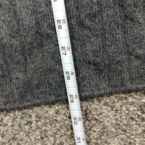 Vineyard Vines Sweater Womens Large Cashmere Cable Knit Open Front Cardigan Gray - Picture 9 of 10